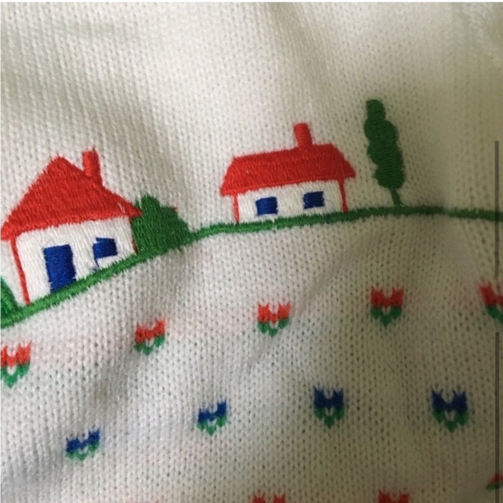 Embroidered Appliqué Sweater - Picture 7 of 8